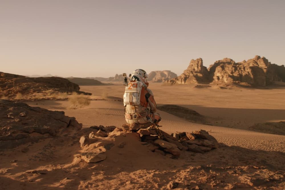 ARES 3 Crew Takes Off In Ridley Scott's <strong><em>The Martian</em></strong>