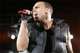 Chris Brown．2008年11月14日．中國澳門