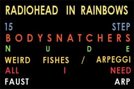 獨家：<b><i>In Rainbows</i></b> 官方封面