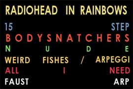 獨家：<b><i>In Rainbows</i></b> 官方封面