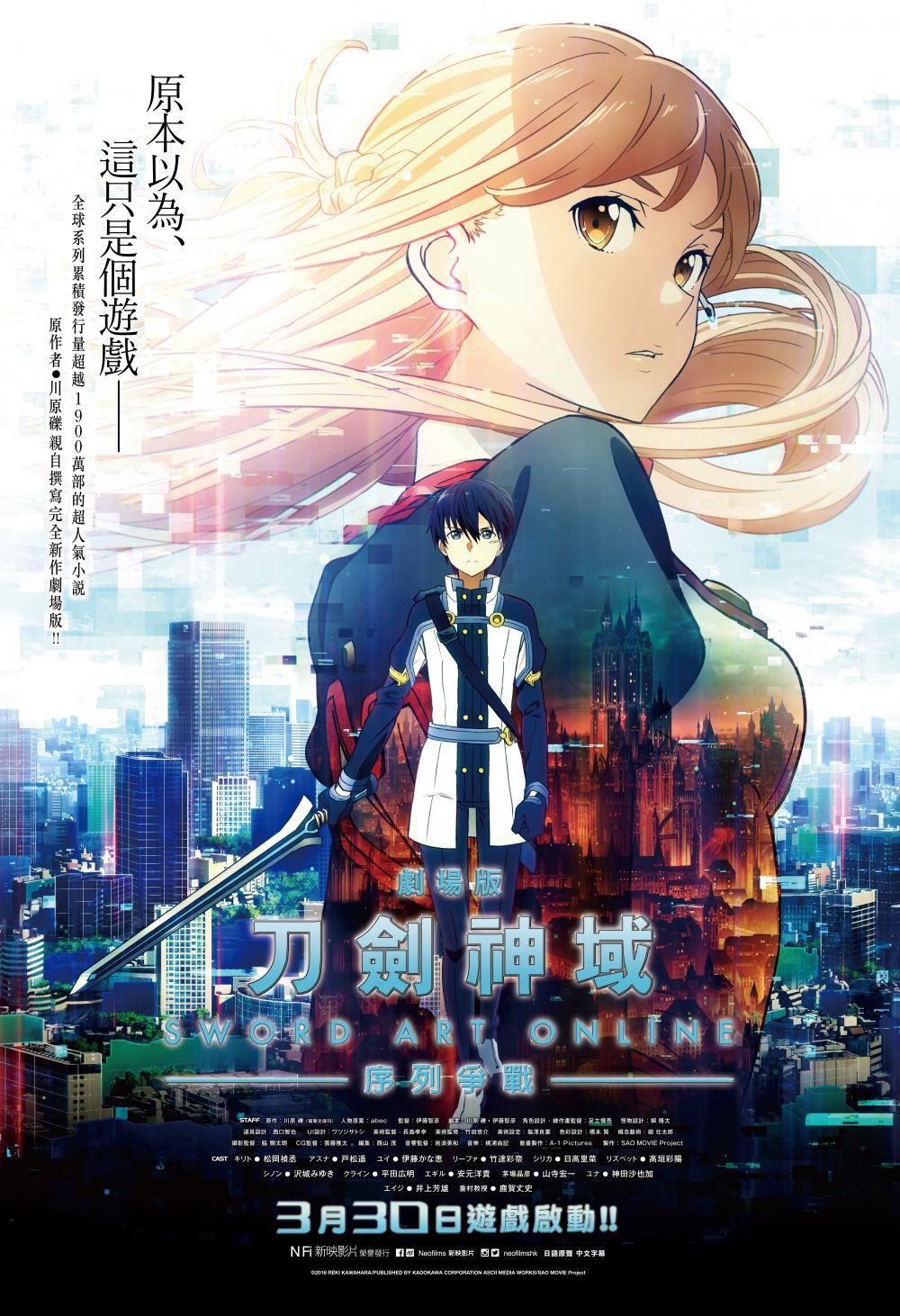 Sword Art Online The Movie: Ordinal Scale